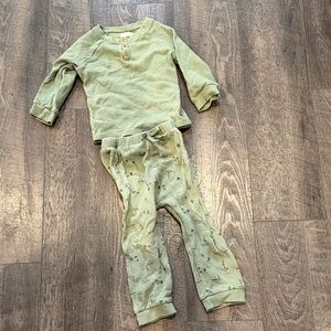 Green Toddler Outfit Set